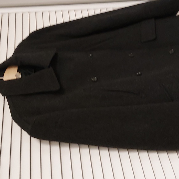 J Crew Wool Dark Grey Peacoat - Picture 4 of 11